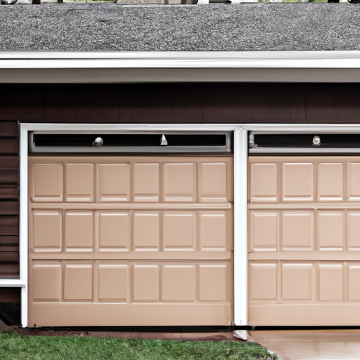Suburban Livingston NJ home exterior showing a full garage door, driveway, and trimmed lawn on an overcast day.